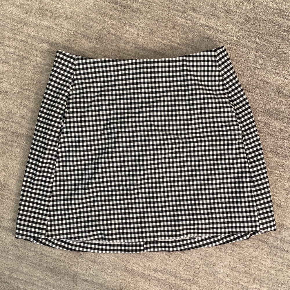 Urban Outfitters Checkered Mini A-Line Skirt